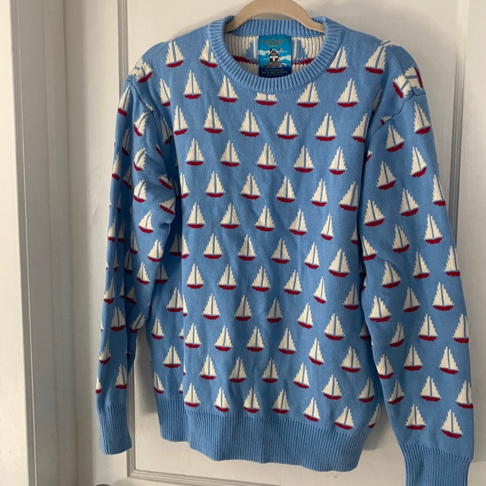 UNISEX JAMES KIEL FITZPATRICK SAILBOAT SWEATER